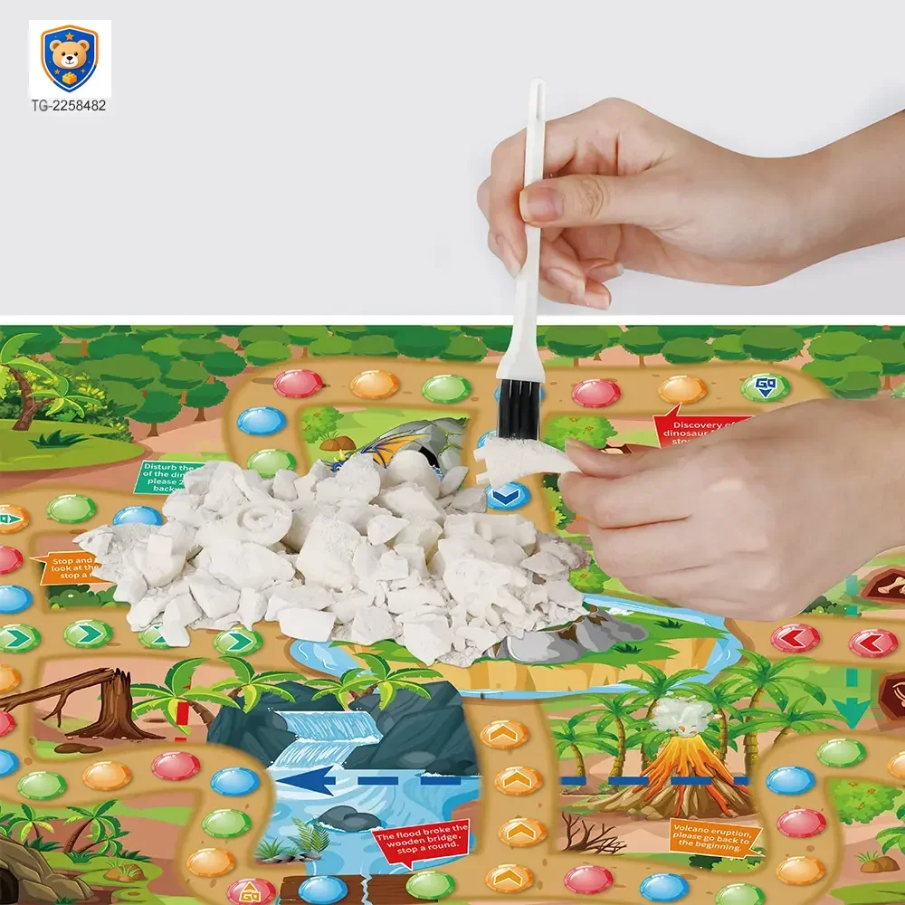 2-in-1 Painted Dinosaur Toy, Dig & Model Kit — product view 4