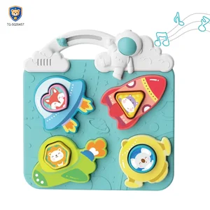 Astronaut Theme Cognition Board Toy With Light, Sound & Shape Learning