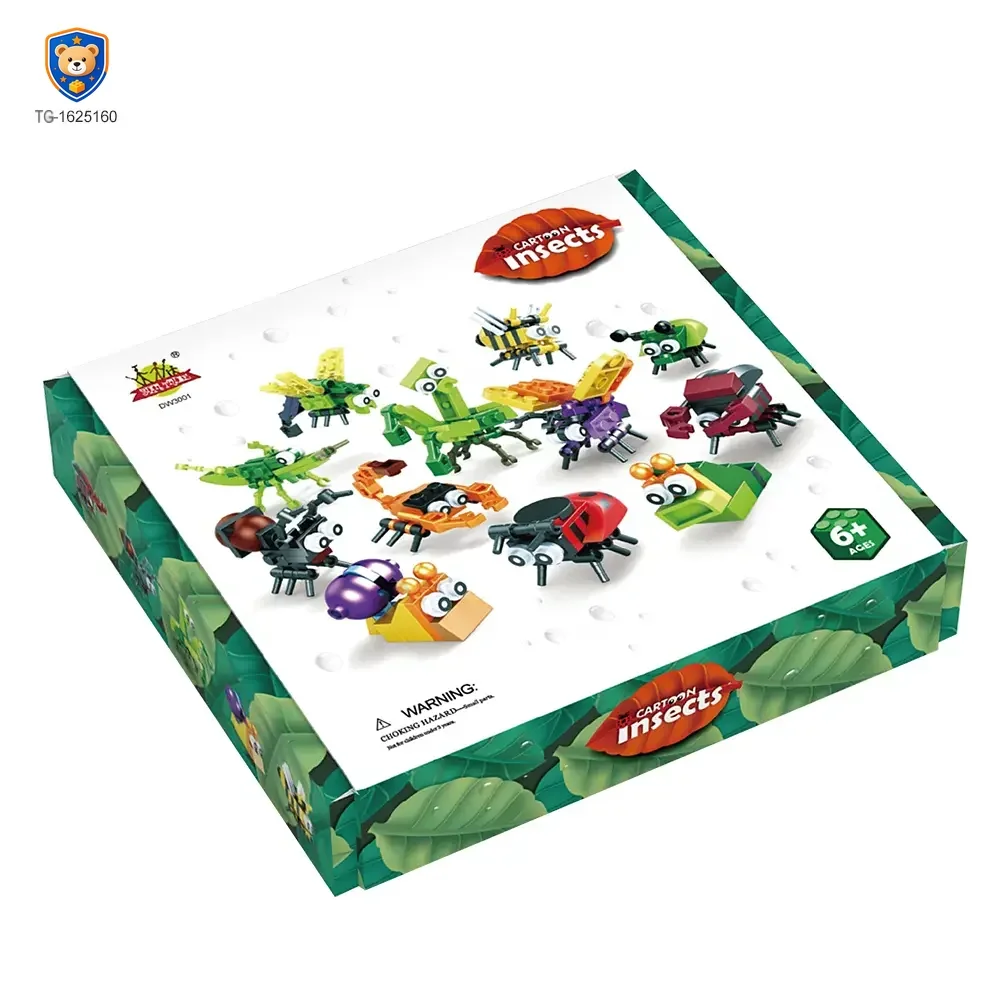 Insect Set Building Bricks For Kids Creative Playing — product view 5