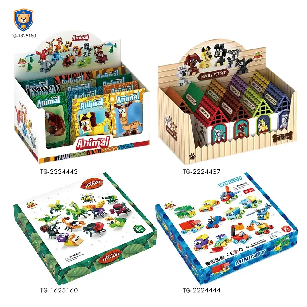 Insect Set Building Bricks For Kids Creative Playing — product view 6
