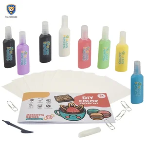 DIY Color Sticker Art Set Toy, Drawing Toy