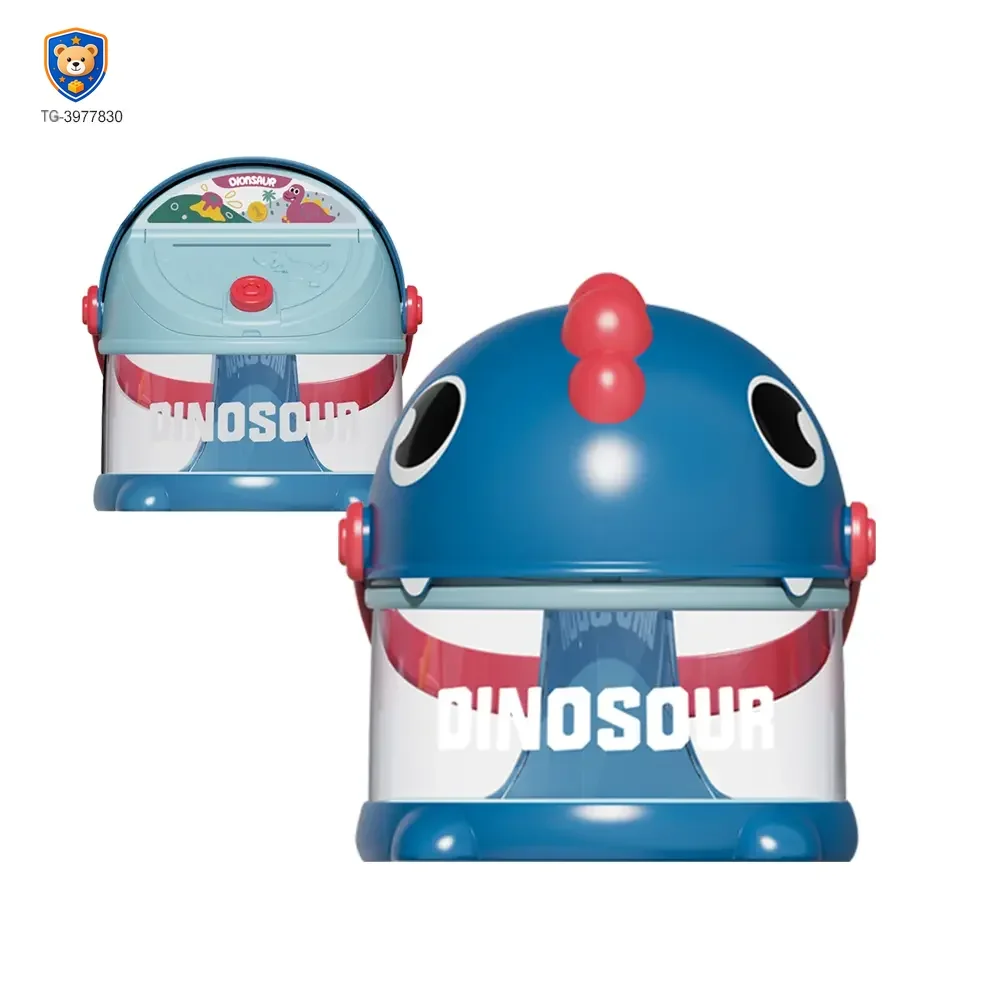 Dinosaur Piggy Bank, Transparent Deposit Box With a Wish Book, ABS Material — product view 1
