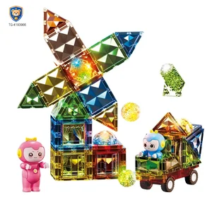 Glowing Magnetic Brick Toy