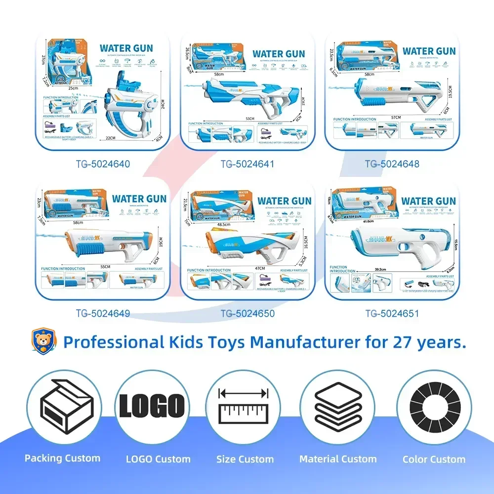 High-pressure Water Gun With Futuristic Space Appearance, 11M Range, Leak-Proof, Water Bottle Compliment — product view 7