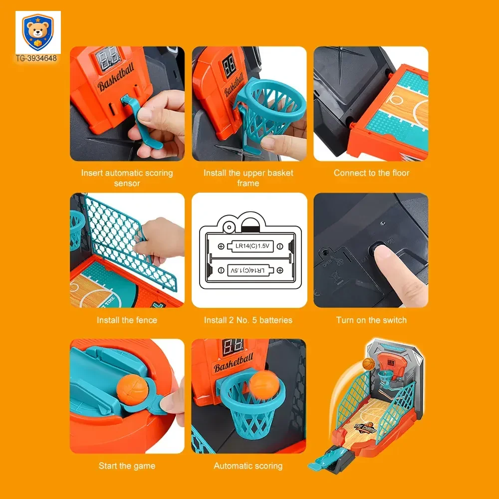 Mini Basketball Shooting Machine Toys — product view 4