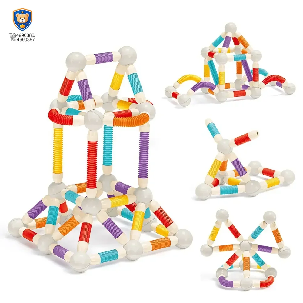 Telescopic Magnetic Rod Toys, 720° Rotation, 2D/3D Buildings Available — product view 8