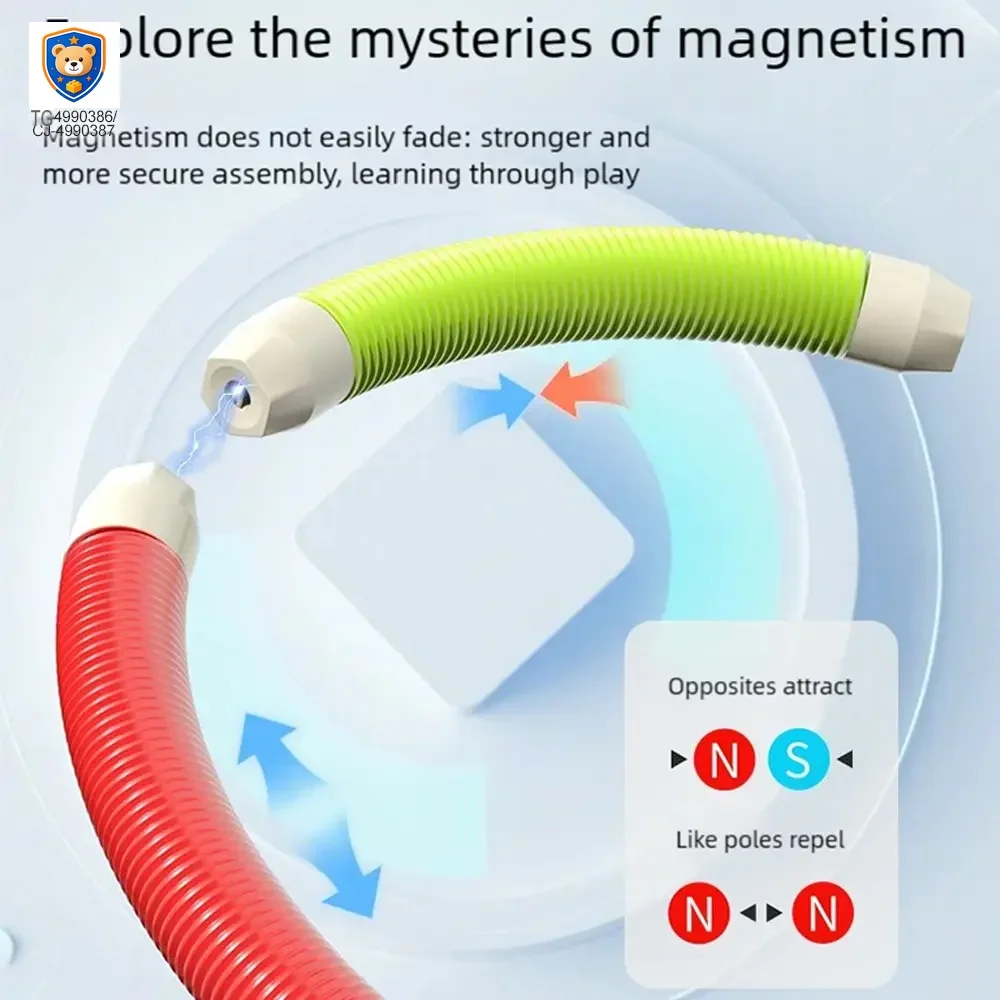 Telescopic Magnetic Rod Toys, 720° Rotation, 2D/3D Buildings Available — product view 7