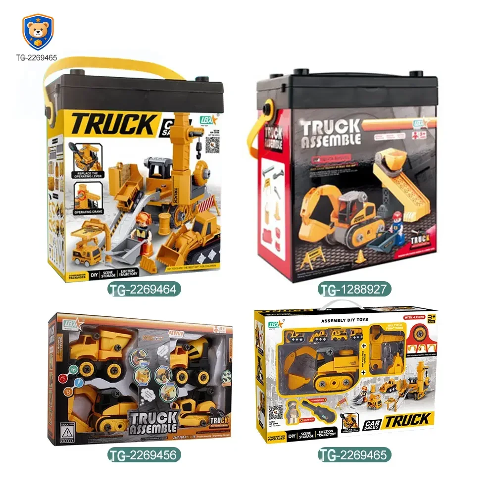 3-in-1 Track Excavator Toy, Engineering Vehicle — product view 6