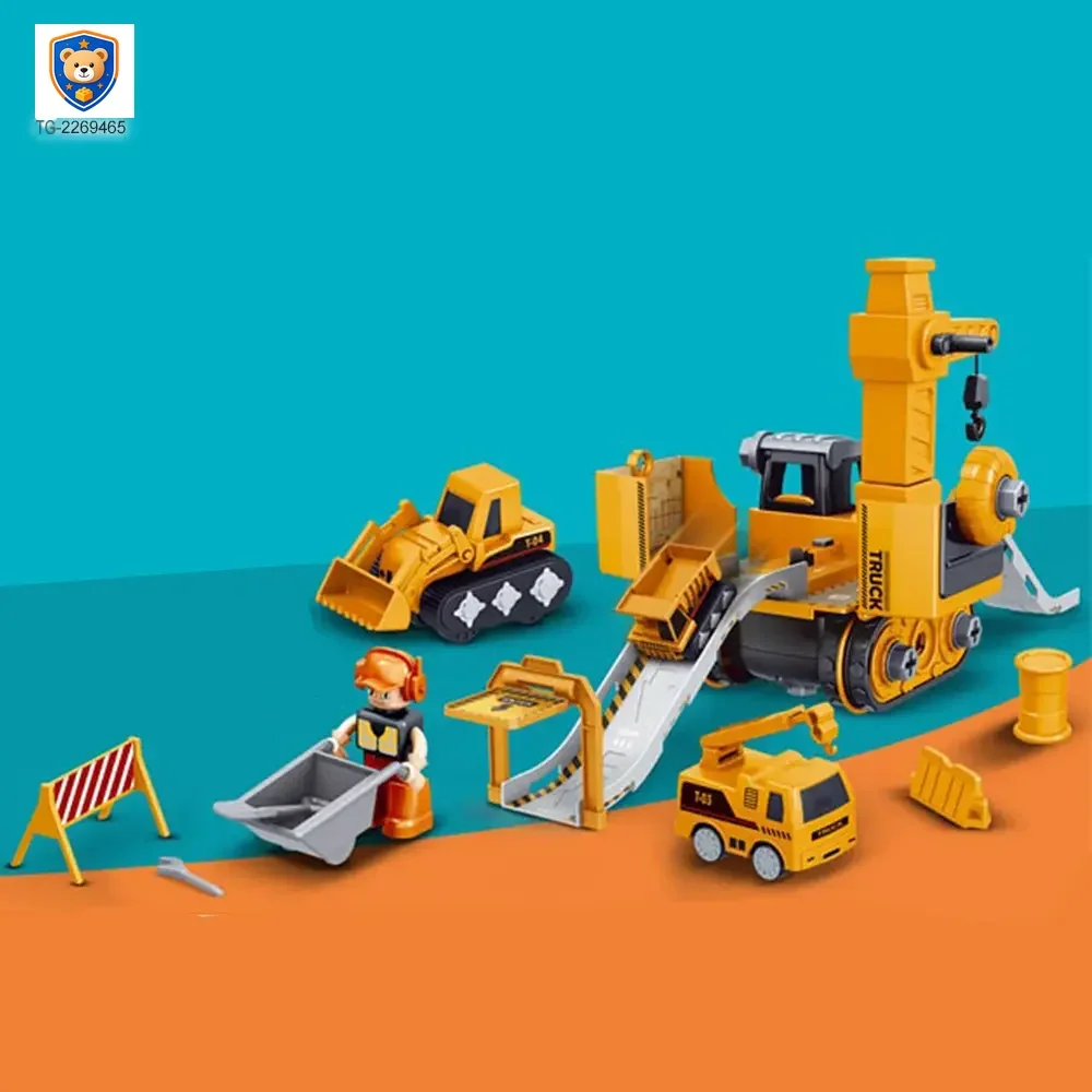 3-in-1 Track Excavator Toy, Engineering Vehicle — product view 7
