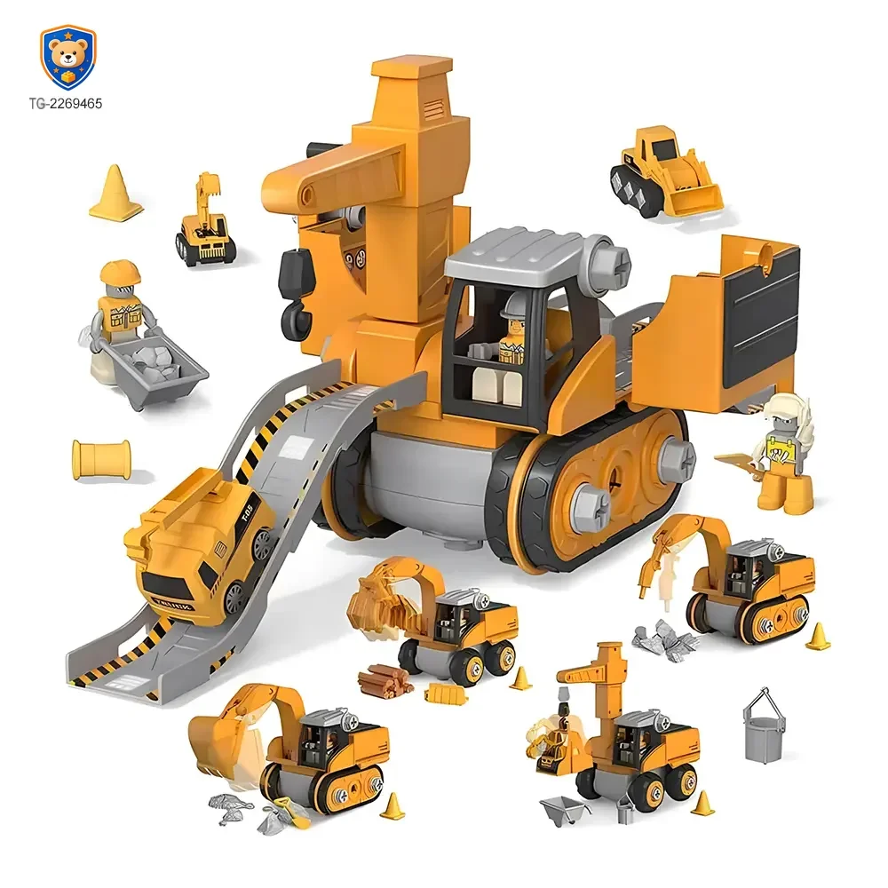 3-in-1 Track Excavator Toy, Engineering Vehicle — product view 8