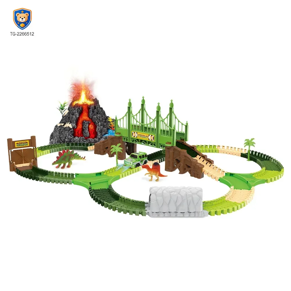 Volcano Dinosaur Track Toy, Spray and Light — product view 7
