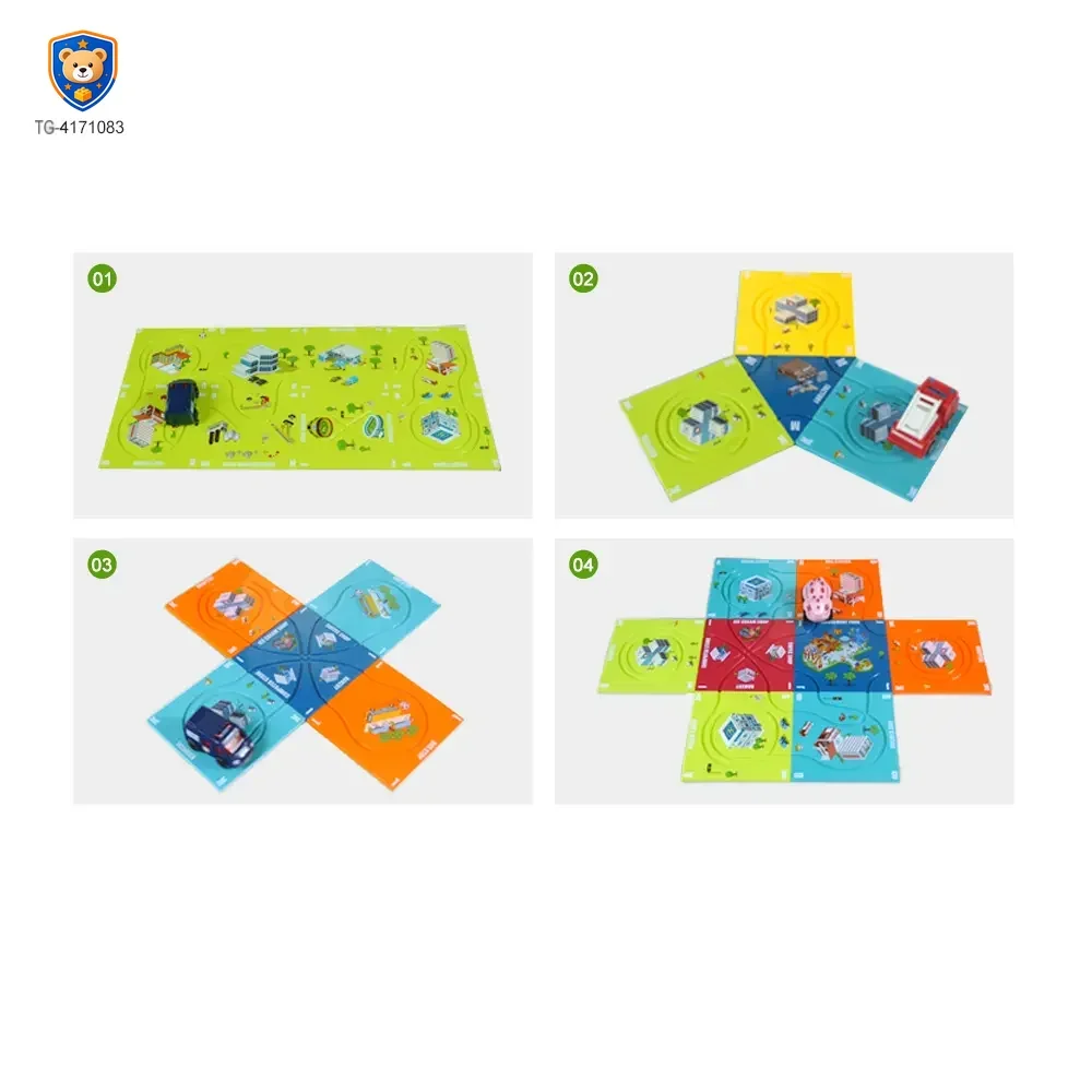DIY Magnetic Puzzle Track Toy, Track Toy Set — product view 3