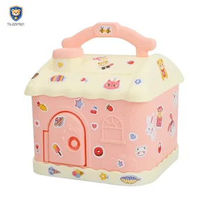 Treasure House Piggy Bank, Portable