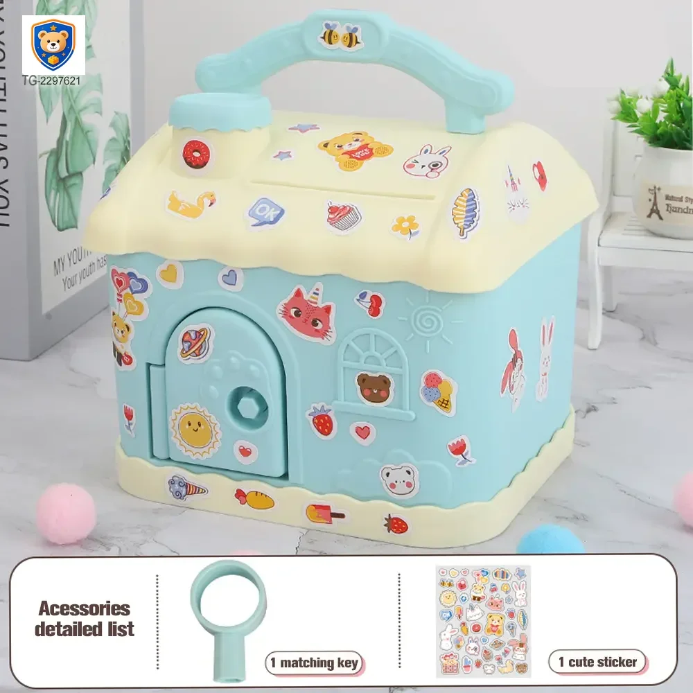 Treasure House Piggy Bank, Portable — product view 2