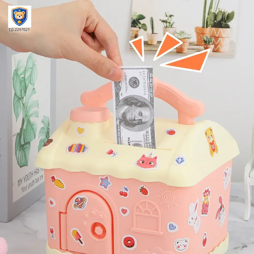 Treasure House Piggy Bank, Portable — product view 3
