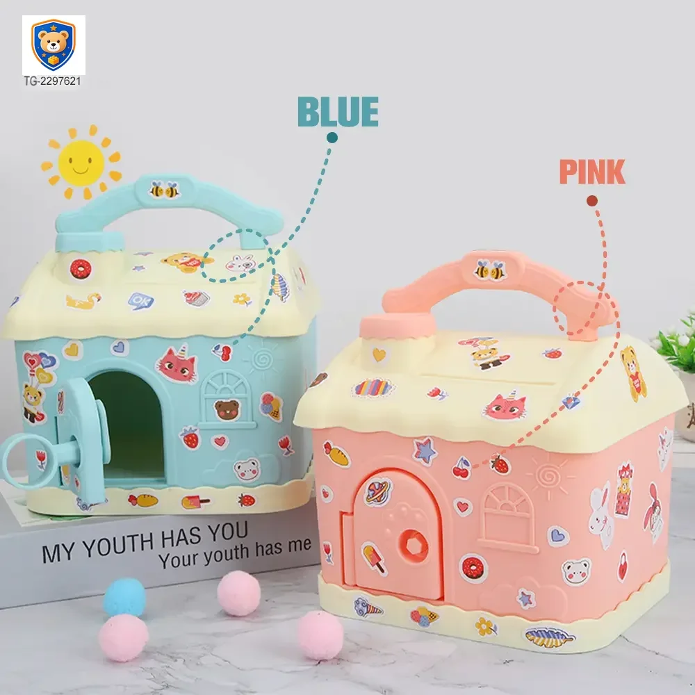 Treasure House Piggy Bank, Portable — product view 6