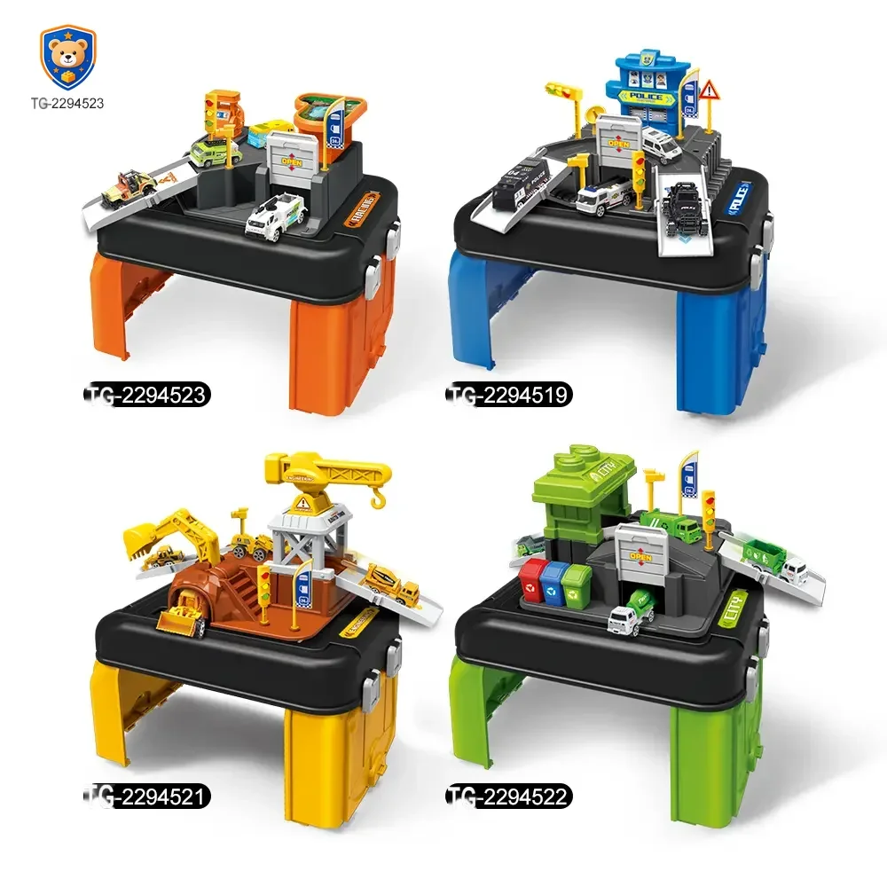 Parking Lot Backpack Toy Set, Diecast Racing — product view 2