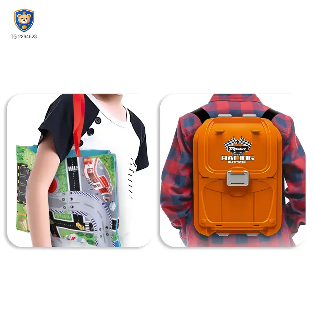 Parking Lot Backpack Toy Set, Diecast Racing — product view 4