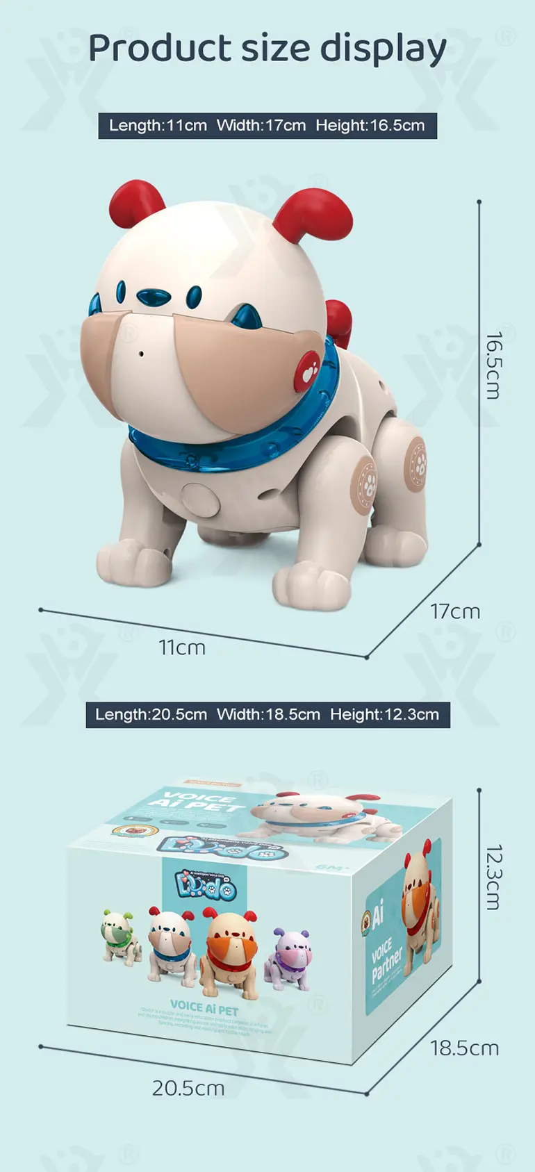 Interactive RC Robot Dog Toy (TG4213489) — product detail panel 11