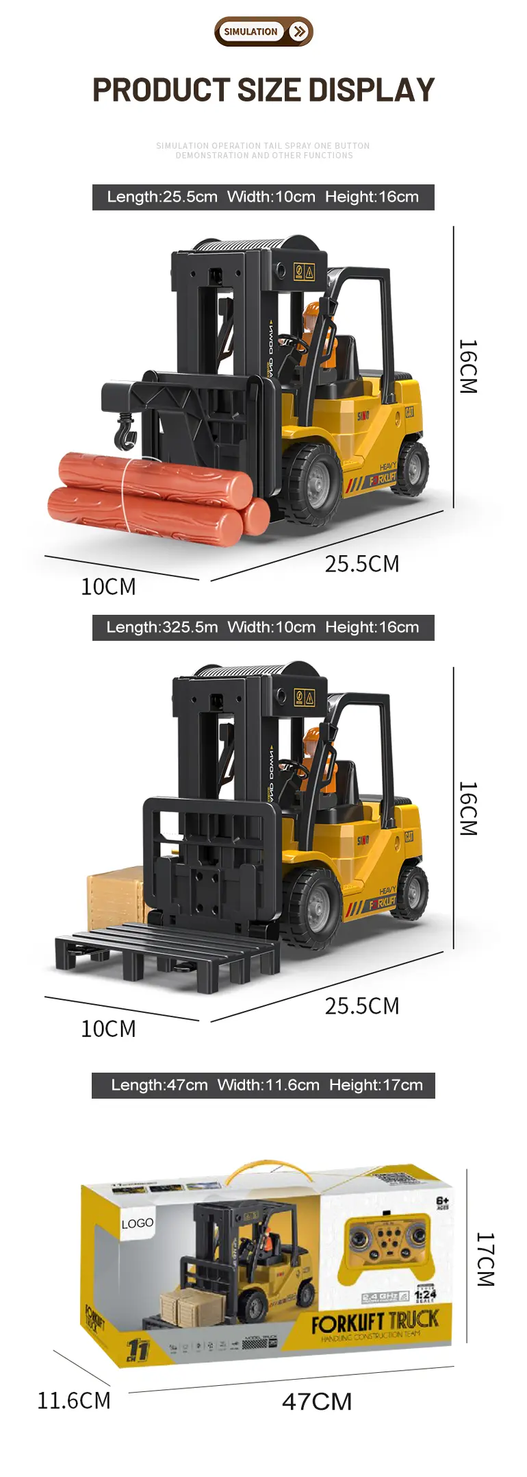 Remote Control Forklift Toys (TG4136826) — product detail panel 17