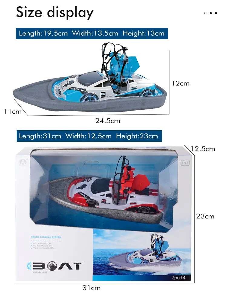3-in-1 Drone Car Boat Toy For Kids’ Fun Adventure (TG1415936) — product detail panel 8