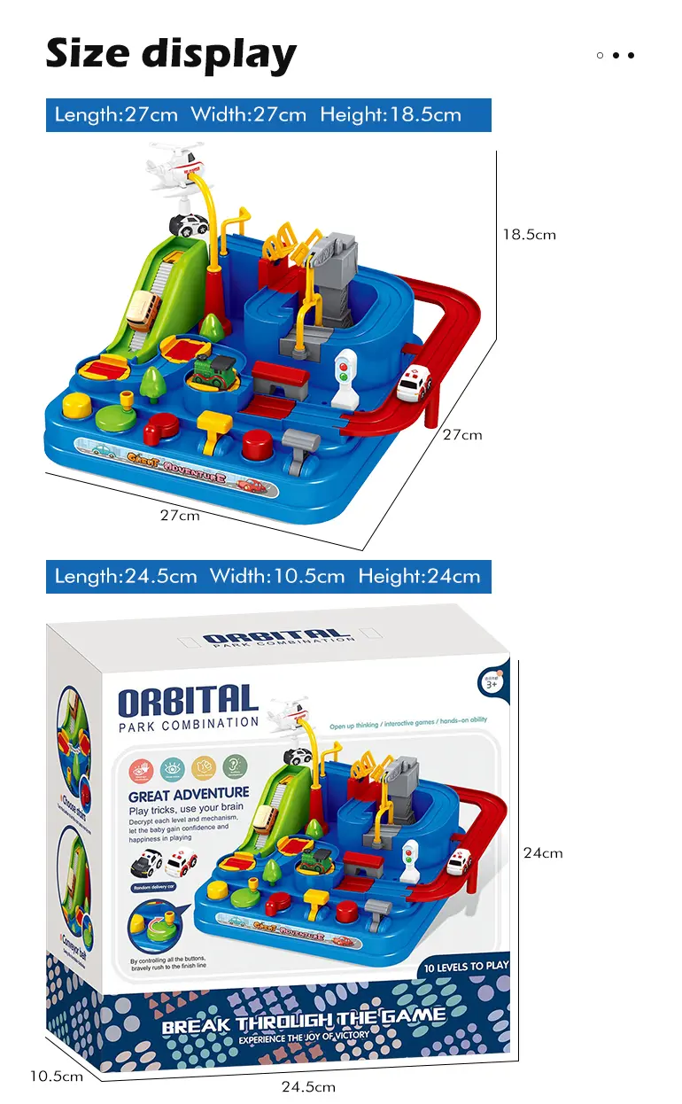 Car Adventure Track Game Toy With Six Operational Buttons (TG2160156) — product detail panel 6