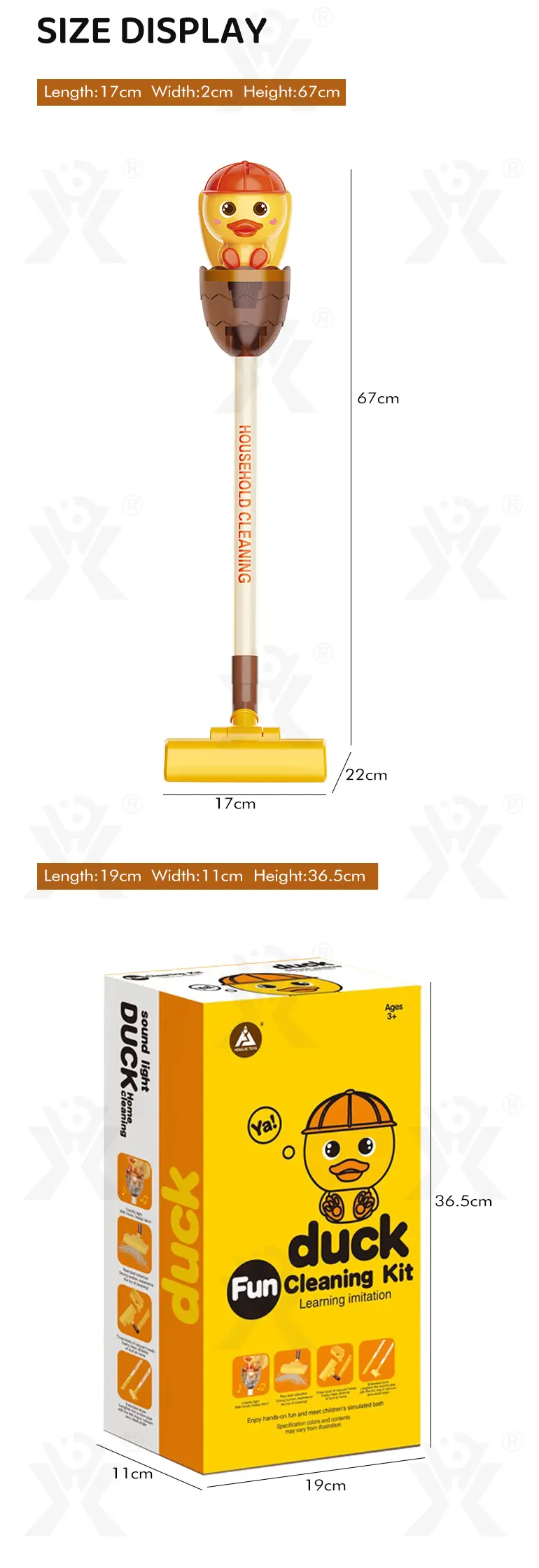 Duck-Shaped Vacuum Cleaner Toy (TG2194448) — product detail panel 6