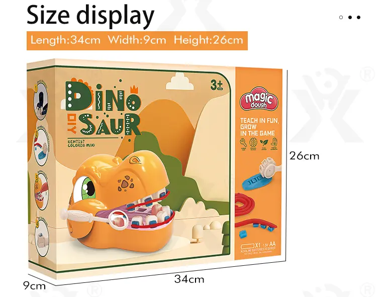 Dinosaur Dentist Toy Set For Kids (TG2376952) — product detail panel 6