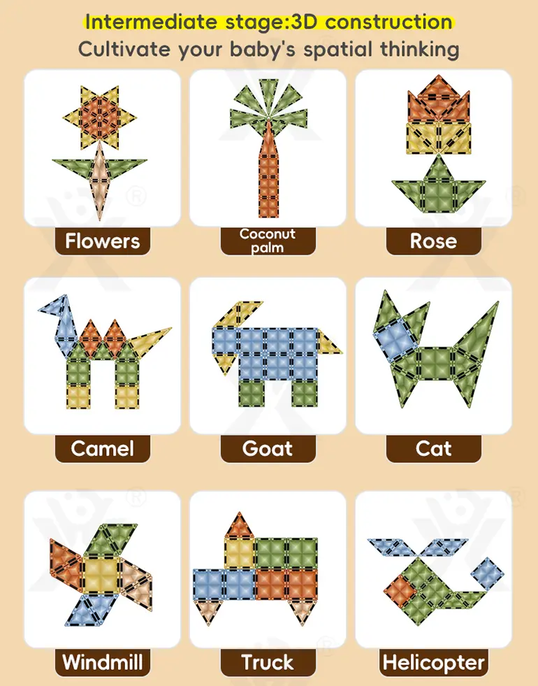 Dinosaur Park Magnetic Tiles Toy (TG4219345) — product detail panel 10
