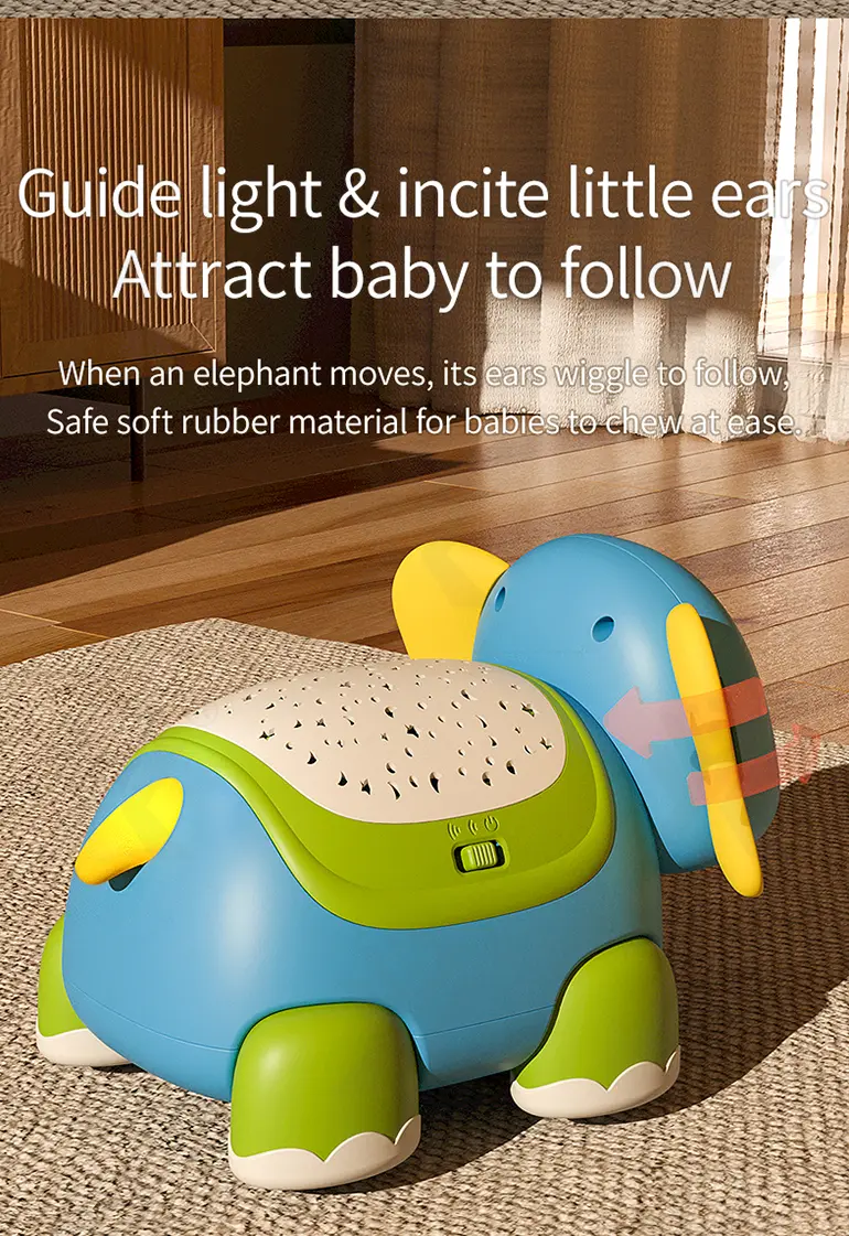 Smart RC Crawling Elephant for Guiding Your Baby to Crawl (TG4166163) — product detail panel 3