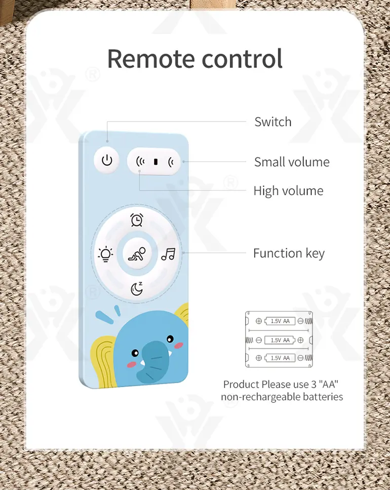 Smart RC Crawling Elephant for Guiding Your Baby to Crawl (TG4166163) — product detail panel 6