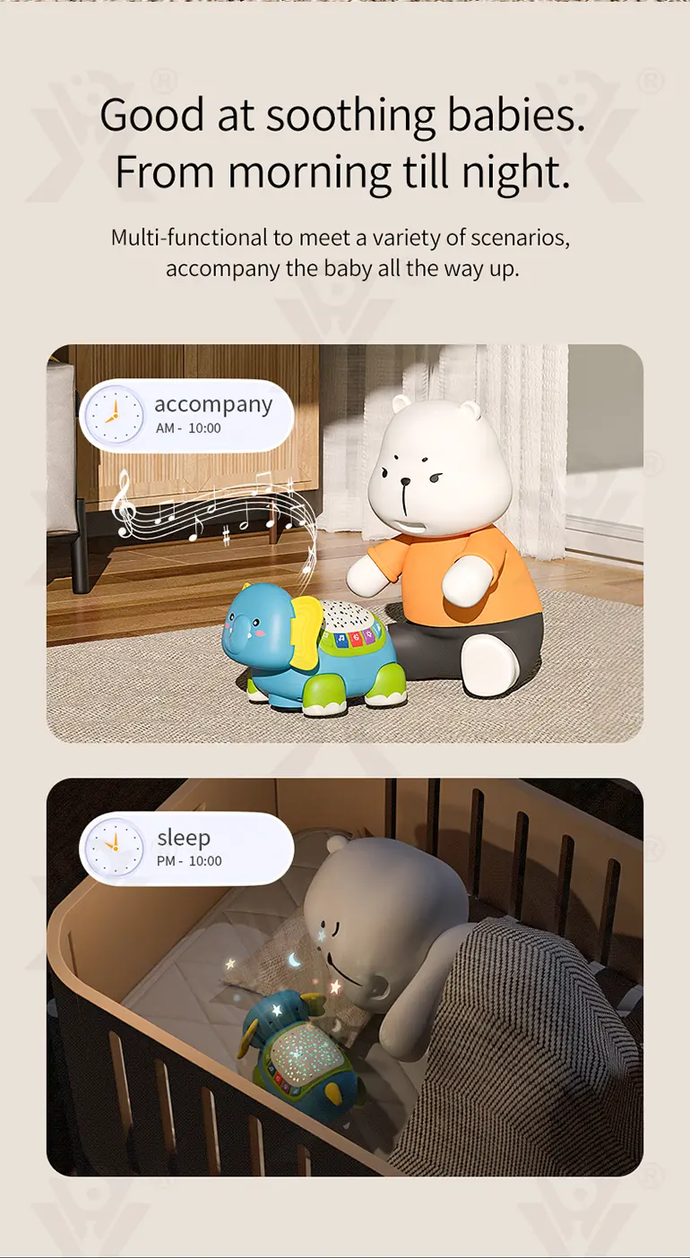 Smart RC Crawling Elephant for Guiding Your Baby to Crawl (TG4166163) — product detail panel 7