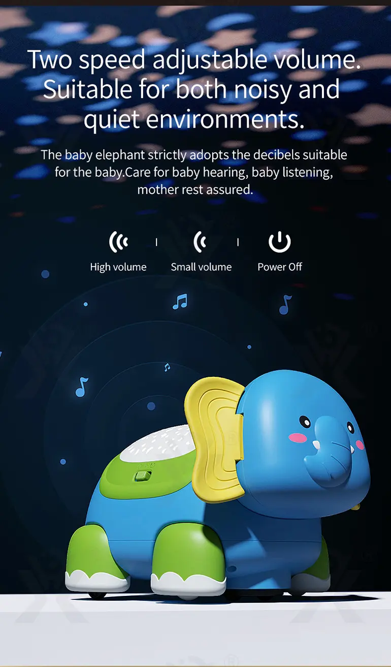 Smart RC Crawling Elephant for Guiding Your Baby to Crawl (TG4166163) — product detail panel 9