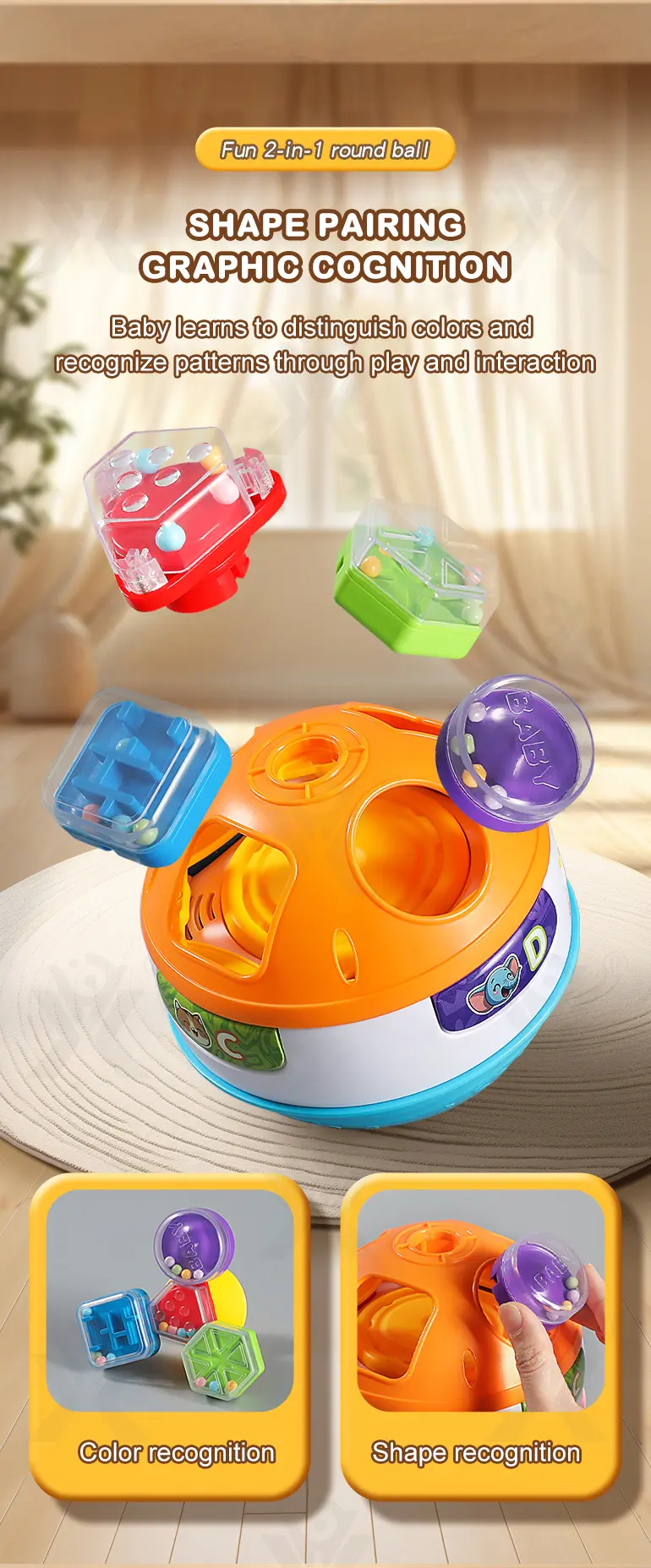 Interactive Crawling Ball Toy With Music and Learning Mode (TG4460044) — product detail panel 9
