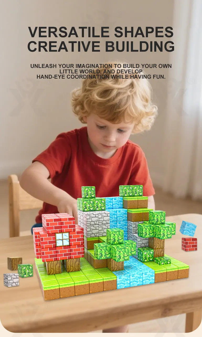 Magnetic Minecraft Block Toy (TG4937511) — product detail panel 2