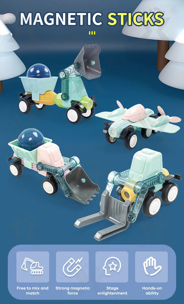 Magnetic Rod Vehicle Toy (TG4007321) — product detail panel 1