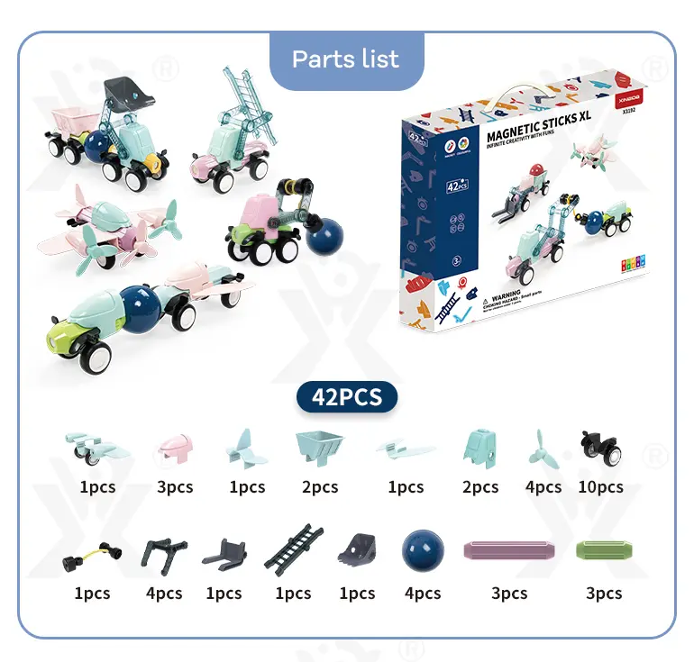 Magnetic Rod Vehicle Toy (TG4007321) — product detail panel 5