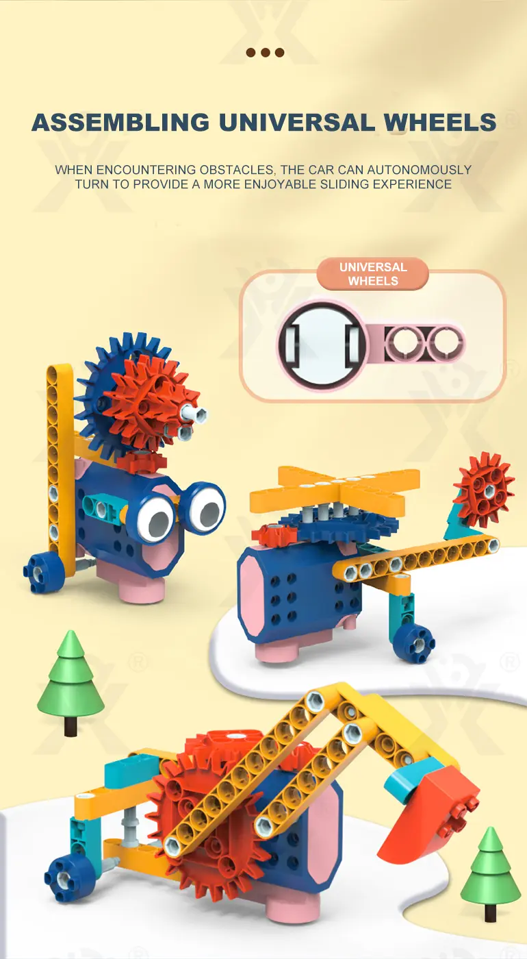 Bulk Mechanical Gear Building Block Toy Supply (TG4318586) — product detail panel 7