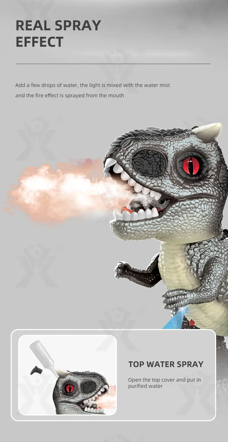 2.4GHz Remote Control Dinosaur Toy with Spray (TG4169503) — product detail panel 3