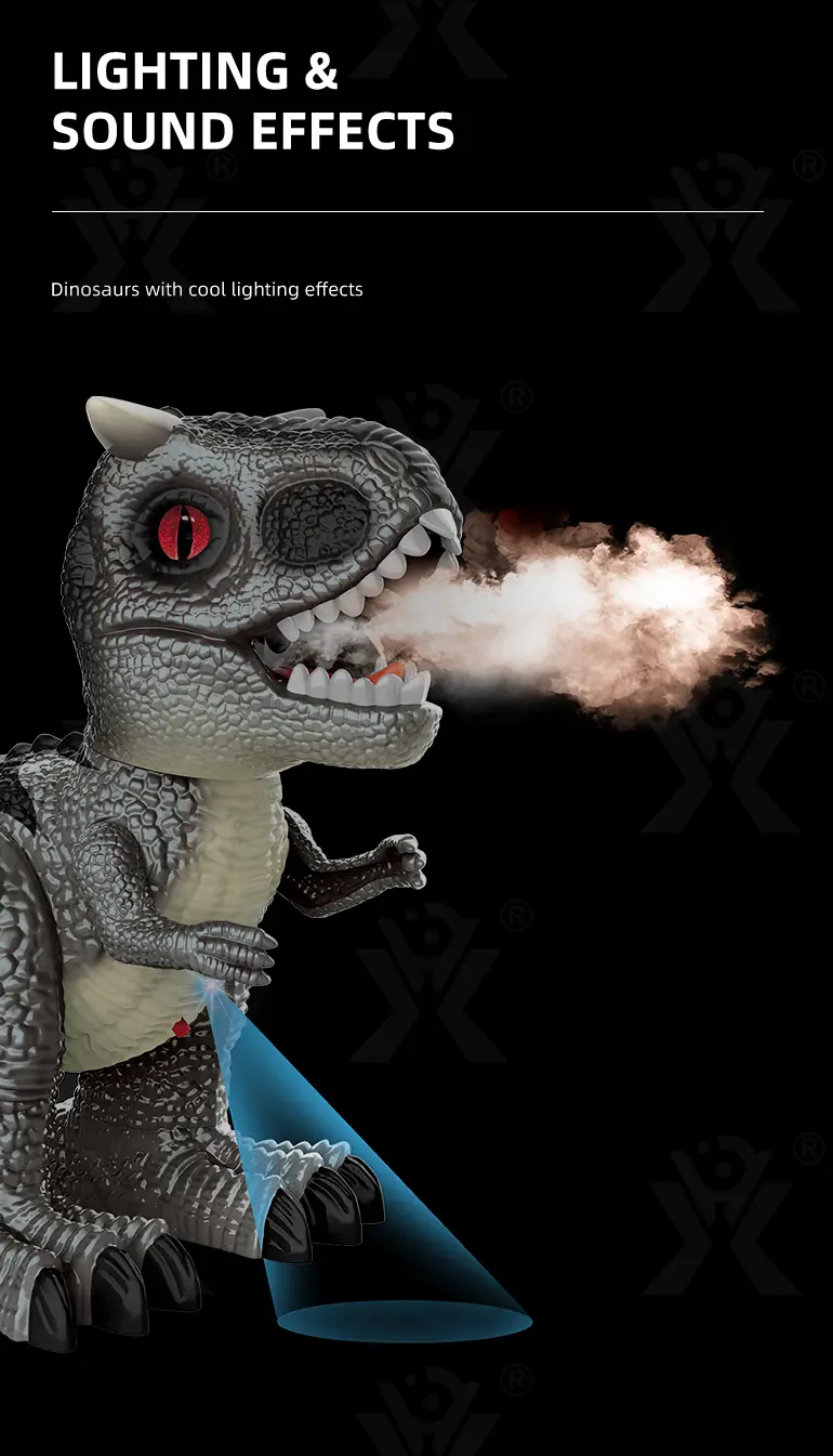 2.4GHz Remote Control Dinosaur Toy with Spray (TG4169503) — product detail panel 6