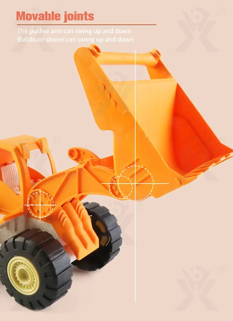 Eco-friendly Toys, Fun Bulldozer Toys Made of Biodegradable Materials (TG2320596) — product detail panel 2
