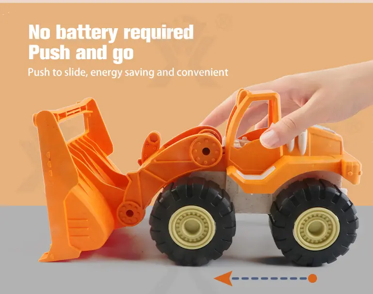 Eco-friendly Toys, Fun Bulldozer Toys Made of Biodegradable Materials (TG2320596) — product detail panel 3