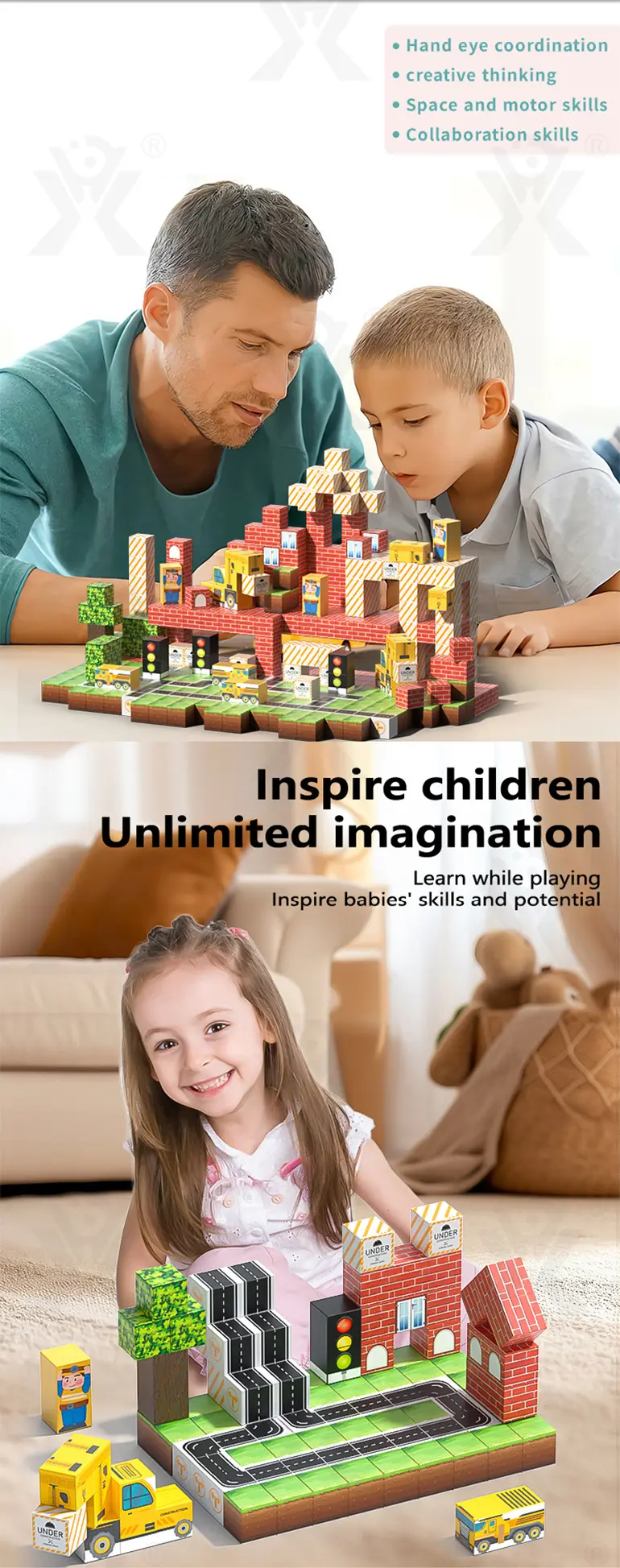 Magnetic Building Cube ‘Minecraft’ (TG4515482) — product detail panel 4