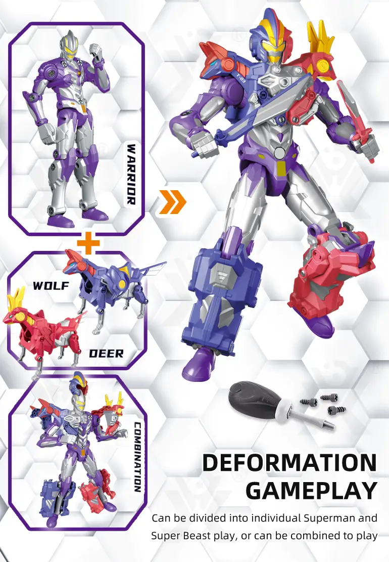 Ultraman Mech Toy, Transforming Man Wolf Deer (TG4050559) — product detail panel 3