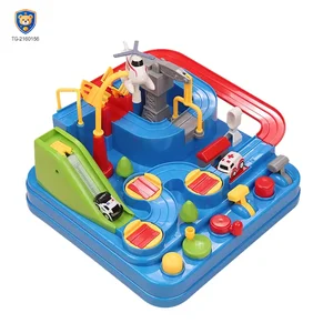 Car Adventure Track Game Toy With Six Operational Buttons