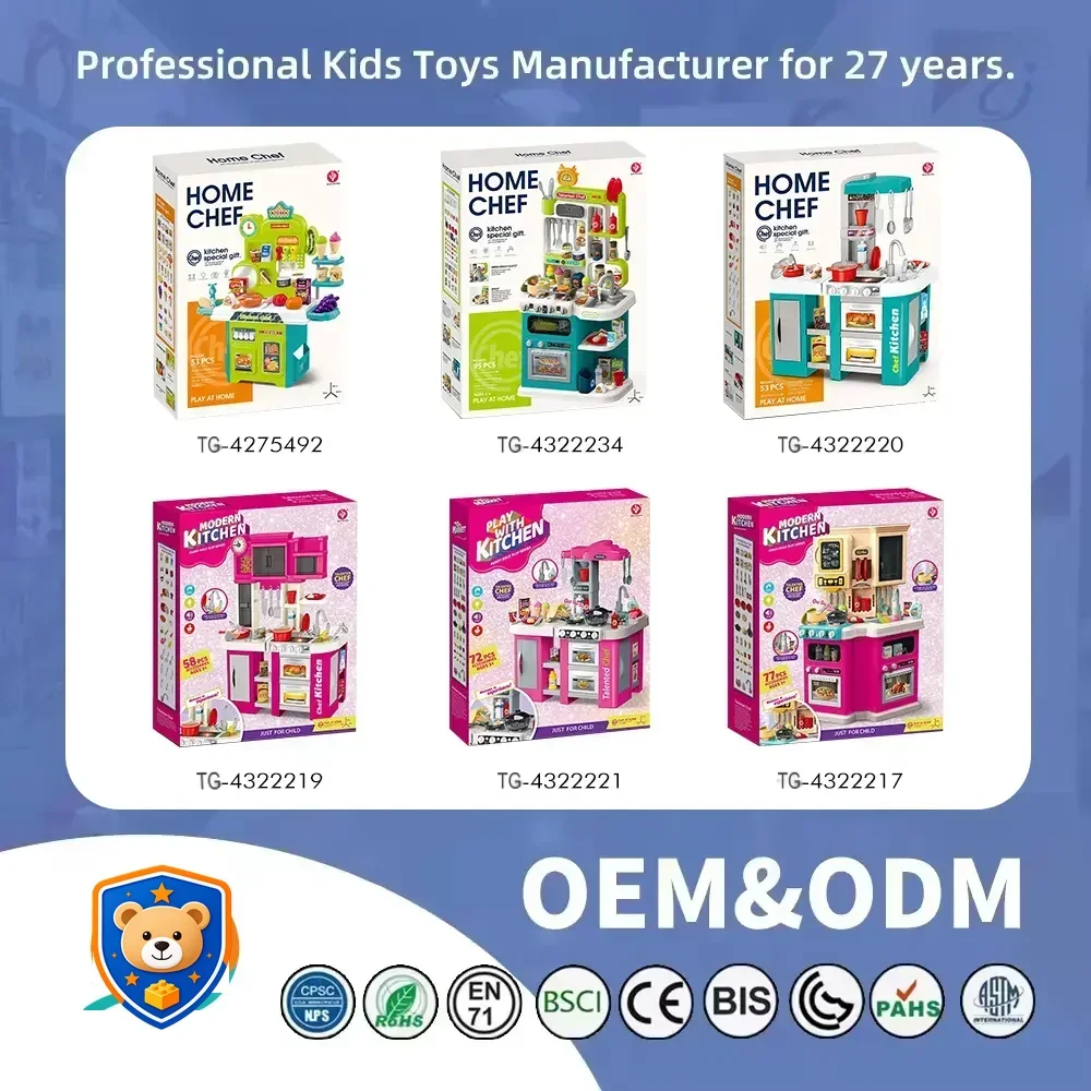 Wholeale Pretend Play Kitchen Toy Kit With Light & Music — product view 8
