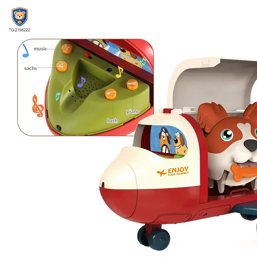 Sound-Activated Storage Aircraft Toy — product view 4