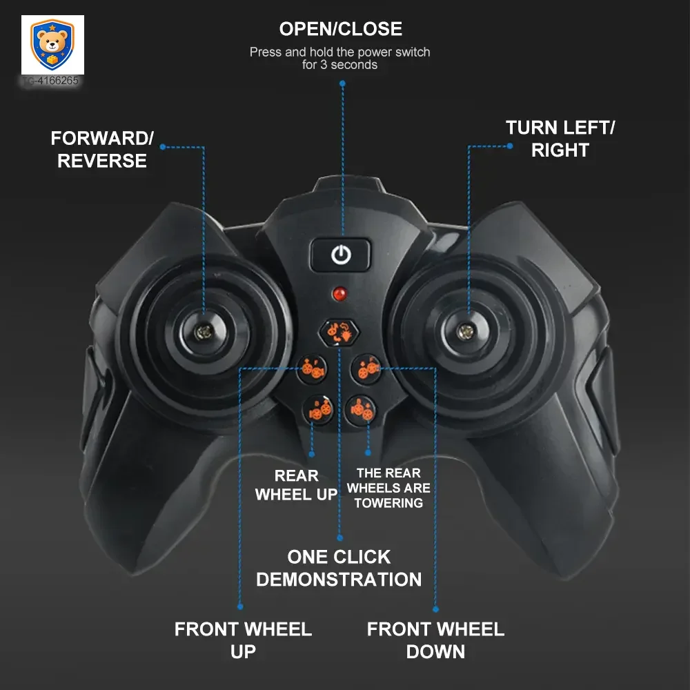 Eight Wheels Stunt Car With 360° Flips — product view 4
