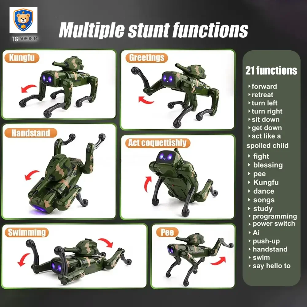 Camouflage AI Robot Dog — product view 3