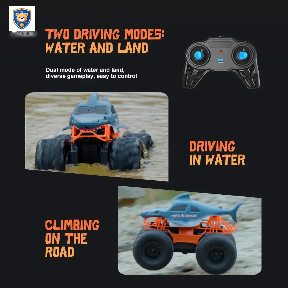 Shark Amphibious Vehicle Toy — product view 3